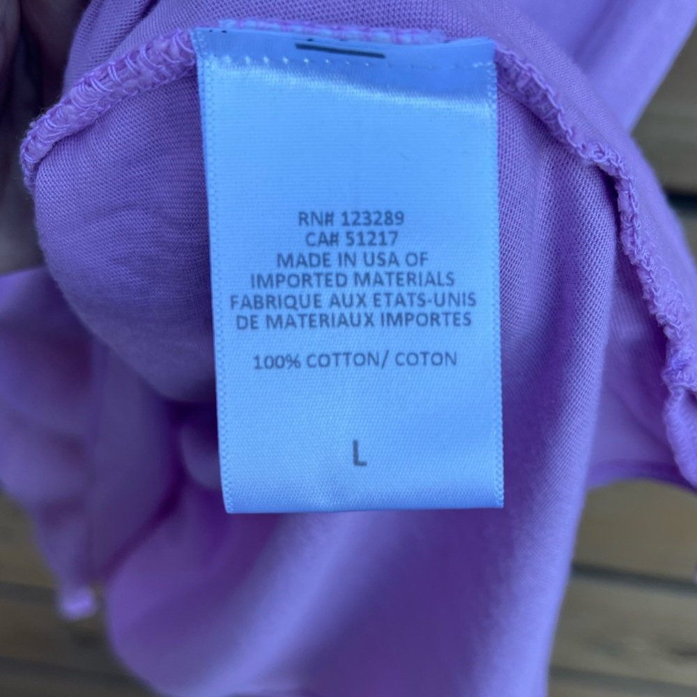 NWOT Lauren Moshi ‘Misty Wild Wolf’ T-shirt dress, Ombré pink, size Large - Picture 9 of 13
